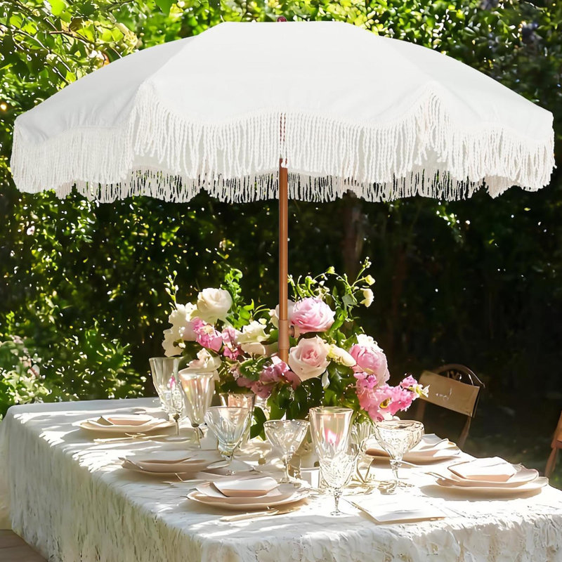 Parasol de terrasse Boho Fringe