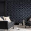 Geometric Metallic Wallpaper Double Roll-1636029455