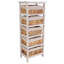 Burch Solid Wood 35 cm W Chest of 5 Drawers