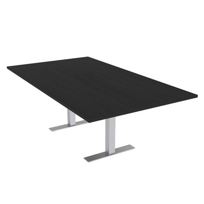 Rectangle Conference Table with Metal T Base