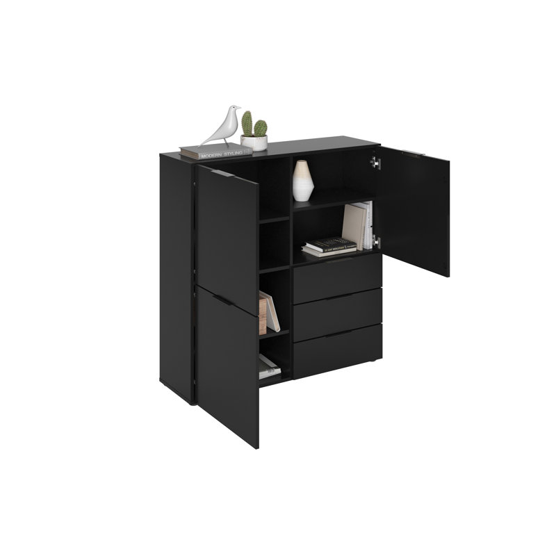 Kuulei 99.1cm W 3 - Drawer Chest of Drawers
