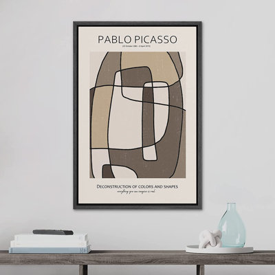 " Line Art Abstract Shapes Illustrations " by Pablo Picasso