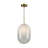 Remick - 1-Light Pendant - White/Brass