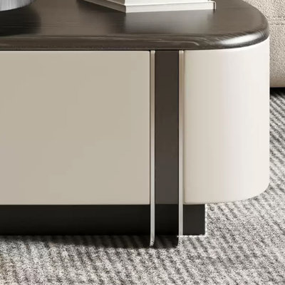 Italian minimalist extendable coffee table
