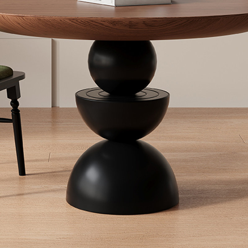Table ronde rétro de style créatif, H 29,52 po x L 47,24 po x l 47,24 po