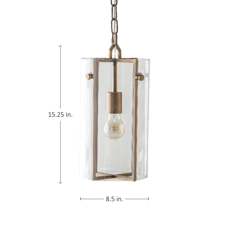 1 - Light Single Cylinder Pendant