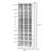 71" Tall Shoe Rack Storage Organizer