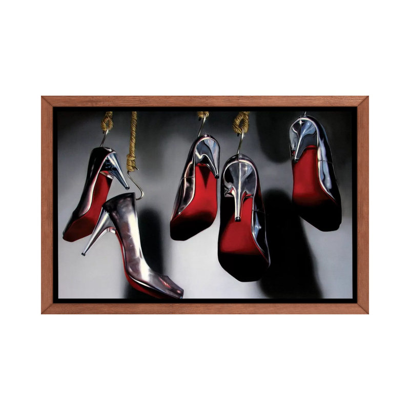 «The Armory» par Rose Morrison - reproduction de photo, H 18 po x l 26 po x P 1,5 po, Cadre flottant brun