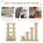 Multi-Level Carpeted Cat Scratching Post Pet Stairs