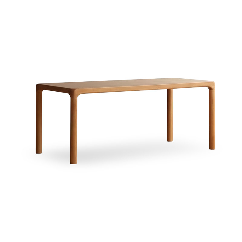 Table de salle à manger Burlywood, H 29,92 po x L 62,99 po x l 33,46 po.