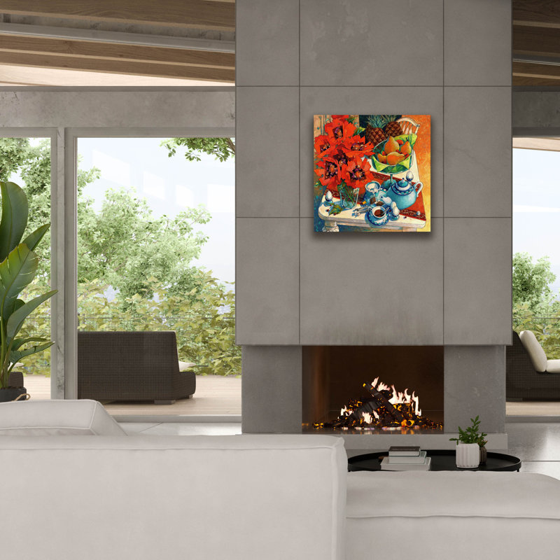 Art mural sur toile Winston Porter «The Breakfast Ritual» par David Galchutt, H 26 po x l 26 po x P 1,5 po