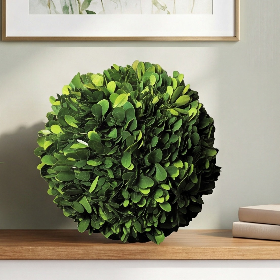 Alby 6" Boxwood Topiary, 6" H X 6" W X 6" D