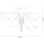 Falstaff Glass Semi Flush Mount