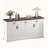 Fluted Sideboard Buffet Cabinet with 4 Doors, 3 Drawers, and Adjustable Shelves-53015345