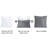 Ribbed Flannel Square Pillow Cover-323035620