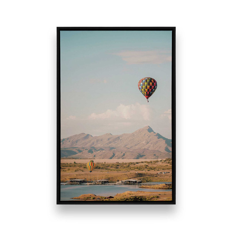 Floating Dreams Rolled Canvas Print, Satin Black Floater Framed, 36.75" H x 24.75" W x 1.75" D