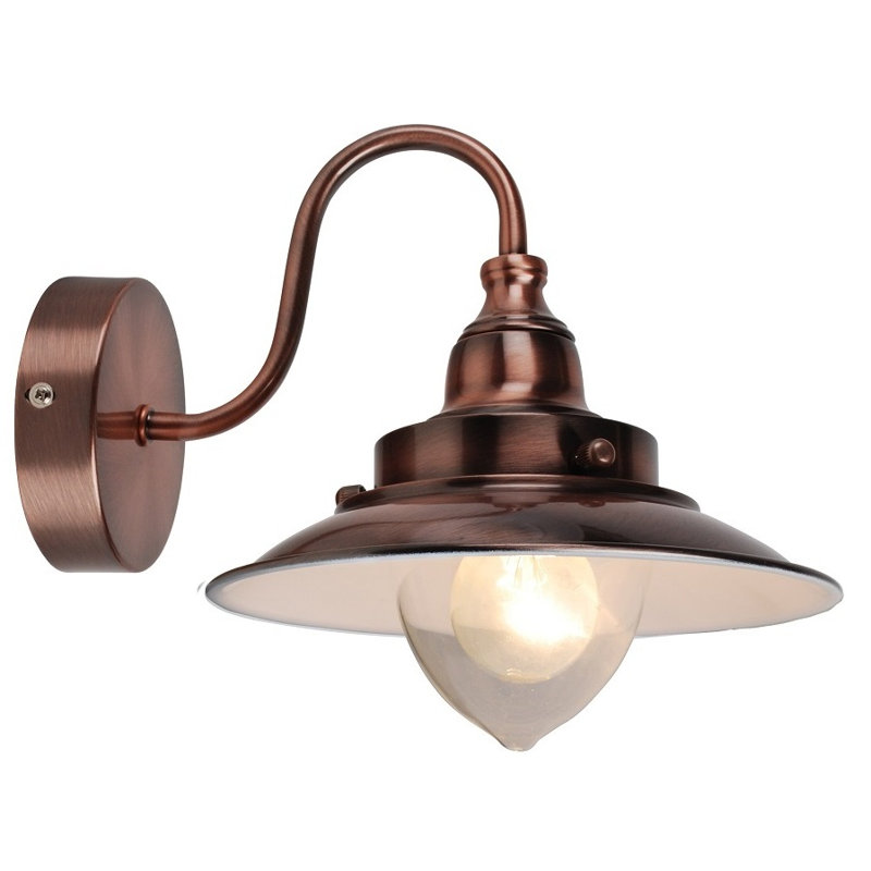 Armed Sconce, Antique Copper