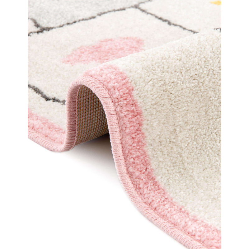 Whimsy Kids Polypropylene Plastic Rug, Runner 2'2" x 6'