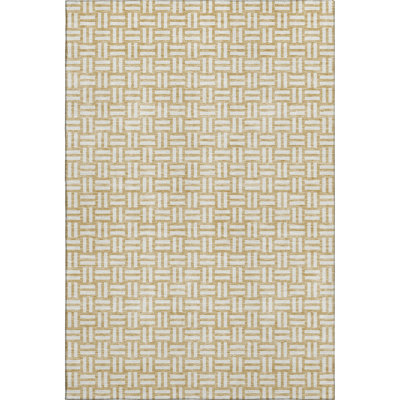 Premium Machine Washable Prisco Gold Rug