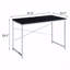 Meuble-lavabo noir et chrome