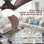 52 Inch Modern Ceiling Fan with 3-Colour Dimmable Wood Blades, Remote Control, Reversible DC Motor for Bedroom