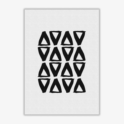 Black And White Abstract II - Print