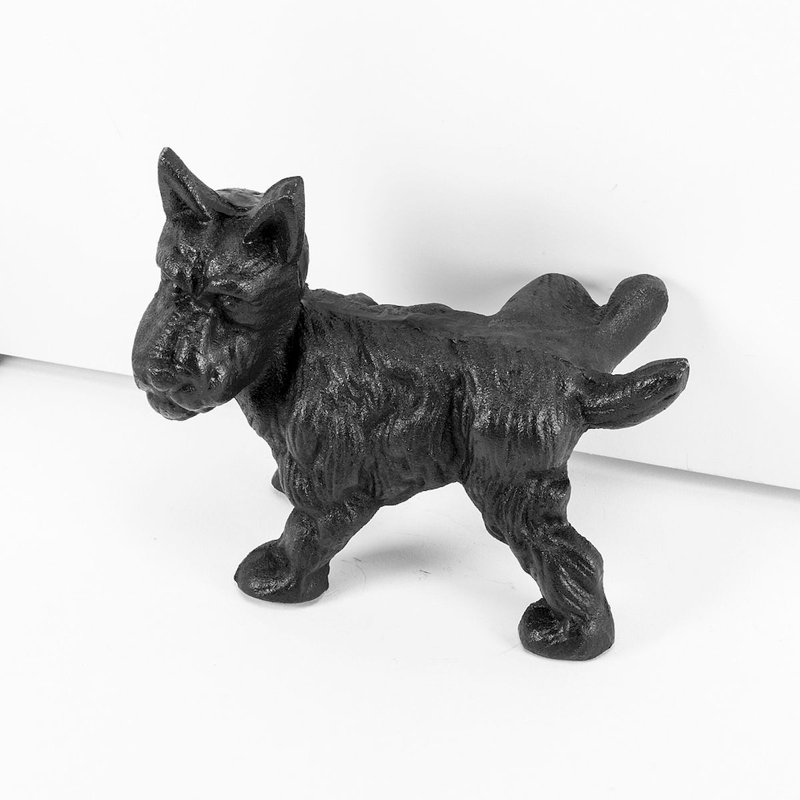 Scottie Dog Iron Weighted Floor Stop