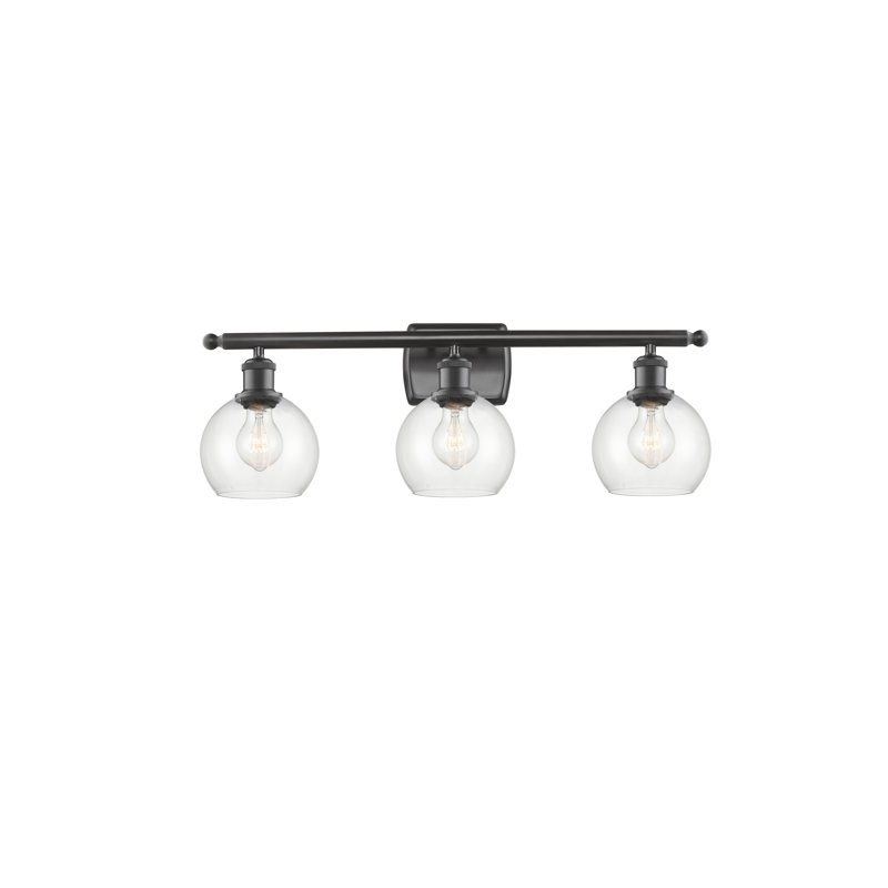 Cindi 3 - Light Vanity Light, LED, Clear, Oil Rubbed Bronze