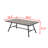 Rectangular Metal Outdoor Coffee Table , 42.5'' in. W 25.2'' in. D