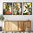 Elegant Decorative Framed MDF Painting Set (3 Pieces), 19.7 x 27.6 inches | 100% MDF with UV Printing, Solid Wood Frame (Thickness: 1.4 inches) | Perfect for Living Room or Office Décor, Eye-Catching Artwork