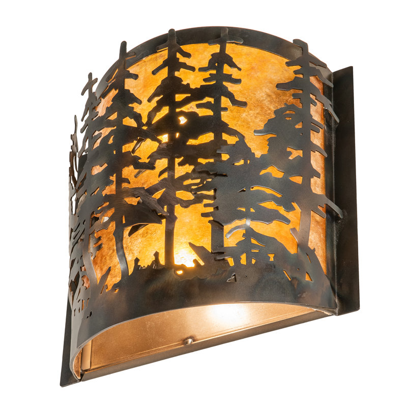 Tall Pines 1 - Light Flush Mounted Sconce, 12" H x 12" W x 4.5" D