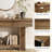 55" Console Table with 2-Tier Storage
