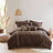 7 Piece Micro Corduroy Comforter Set