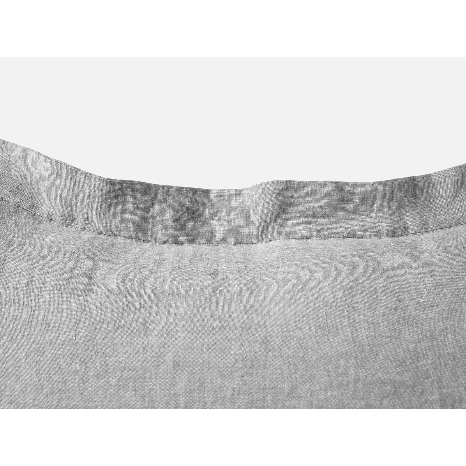 Coyuchi Organic Relaxed Linen Sham, Standard, Slate Chambray