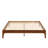 Durable Bamboo Platform Bed Frame with Extra Storage and Easy Assembly