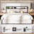 Lift Up Storage Wood Bed with Charging Station-115673425-98975031