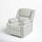 Arland Contemprary Faux Leather Pillow Back Recliner-1803024075