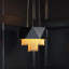 Troy 6 - Light Black Geometric Pendant-877380220