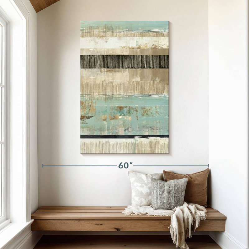 Avery Celadon Dreams I, 48" H x 32" W