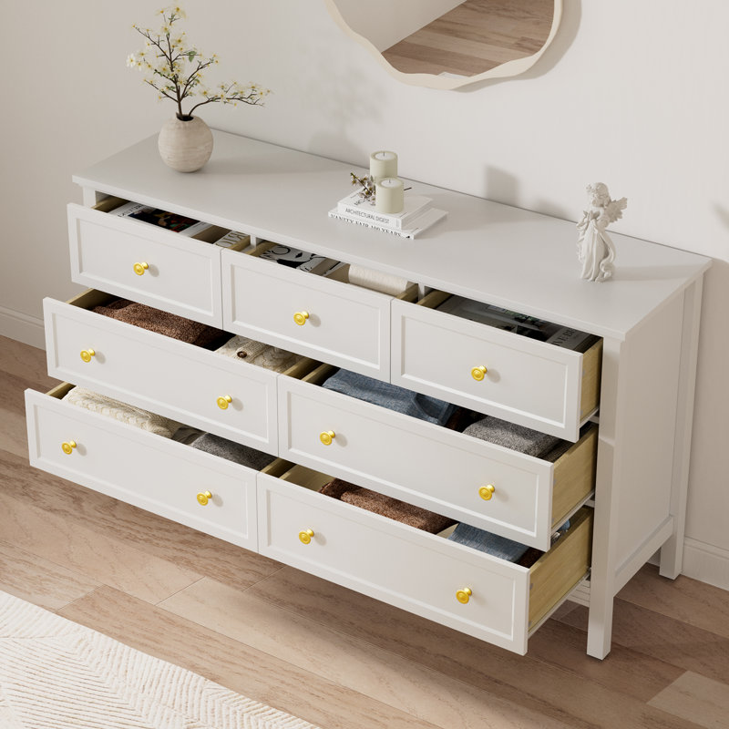 Dezmand 55.12'' W 7 - Drawer Dresser