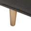 Lit simple futon en polyester avec matelas 71 po