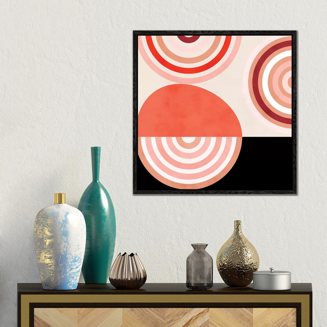 Shapes Modern Mid Century Abstract von Ana Rut Bré - Galerie-verpackte Leinwand Giclée auf Leinwand