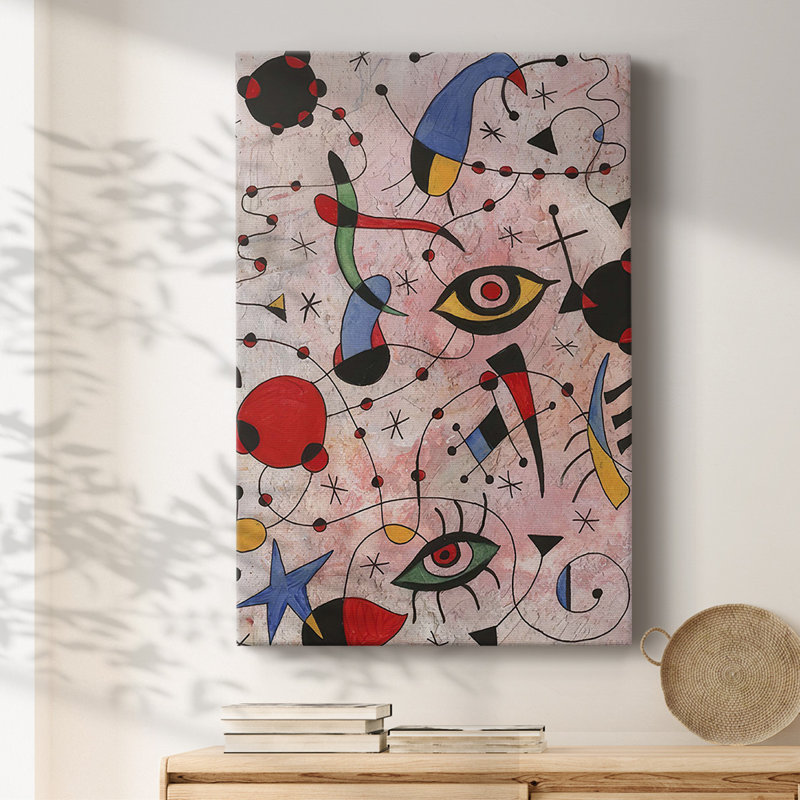 Miro Memoirs II, reproduction d'art sur toile, H 27 po x l 18 po