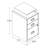 14.25'' Wide 3 -Drawer Steel File Cabinet-1242372437