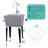 22.875'' L x 23.5'' W Freestanding Laundry Sink with Faucet-52746621-52784779