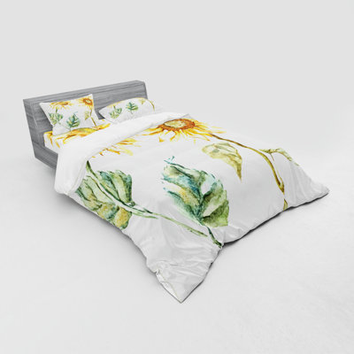 Ensemble de housse de couette aquarelle