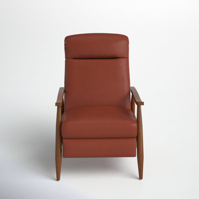 Imona 30" Genuine Leather Manual Recliner