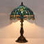 Lampe de table Tiffany en verre coloré 12 x 12 x 19 pouces (style libellule)-331287538