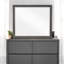 Espresso Finish Mirror