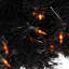 Guirlande d'Halloween artificielle pré-éclairée 24 po